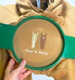 Hoodie enfant personnalisé avec le portrait de ton propre cheval